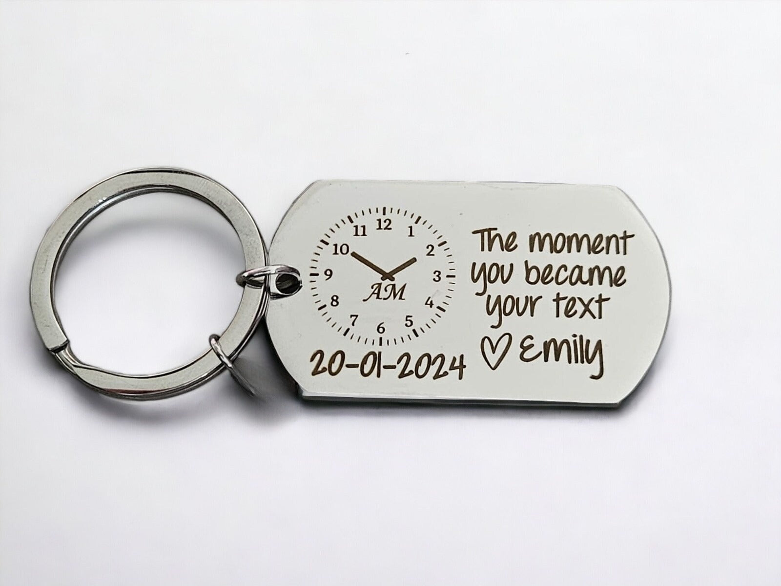 Mum Gift The Moment You Became My Mummy Keychain Mum Keyring New Dad Keychain Mommy Gift Personalised Gift Nanny Gift Nan Mothers Day Gift
