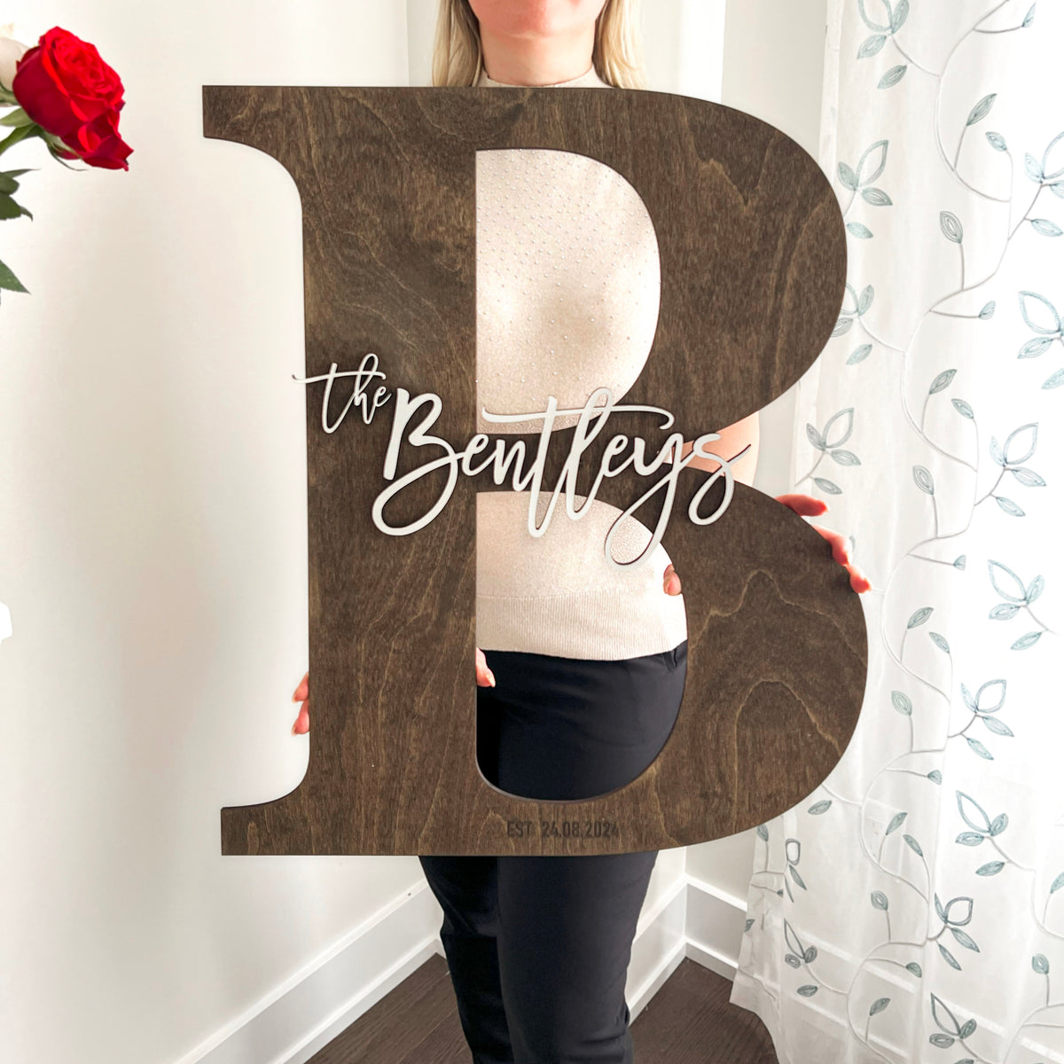 Wedding guestbook alternative wooden name sign wooden letters wedding signs wedding decorations custom wood sign wooden last name sign