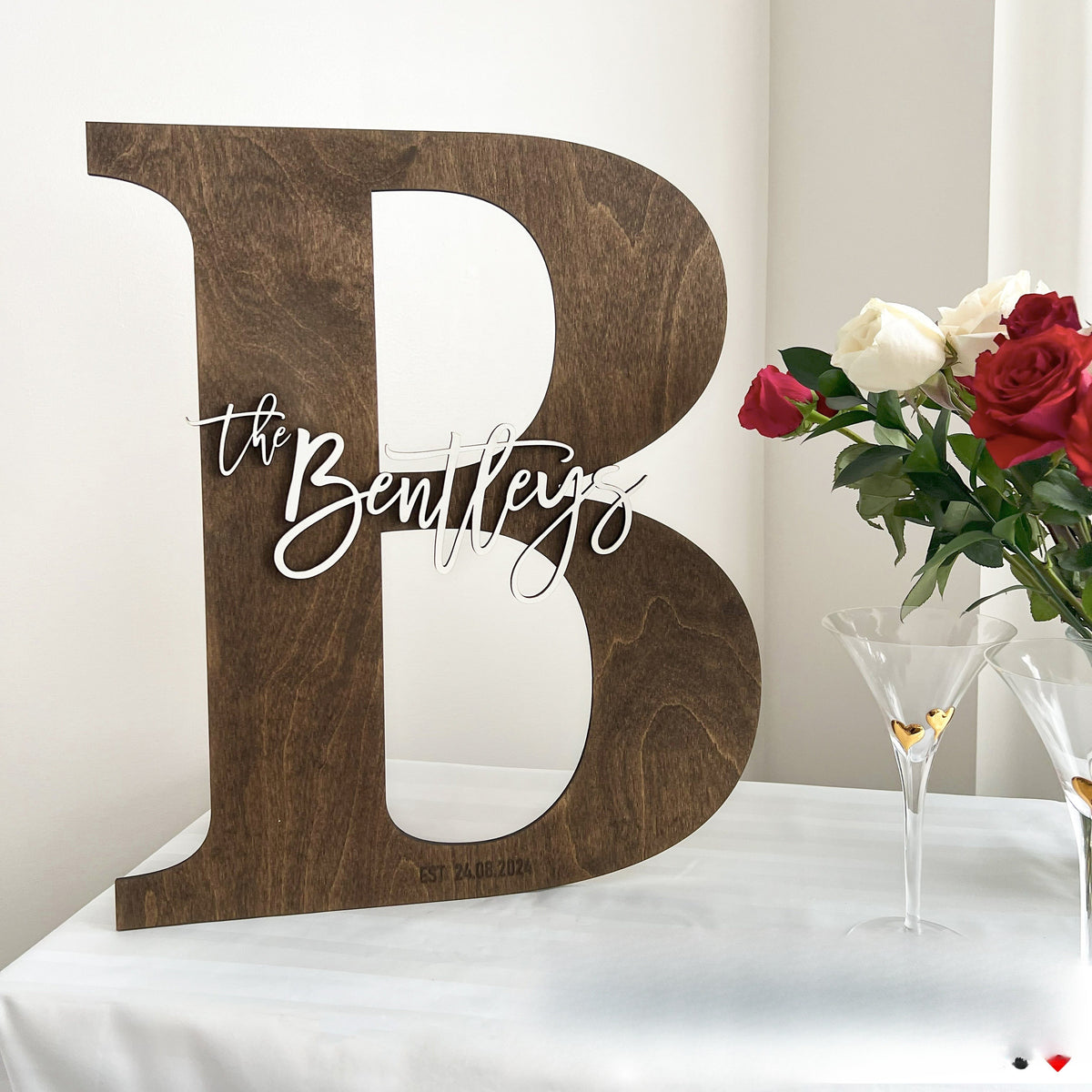 Wedding guestbook alternative wooden name sign wooden letters wedding signs wedding decorations custom wood sign wooden last name sign