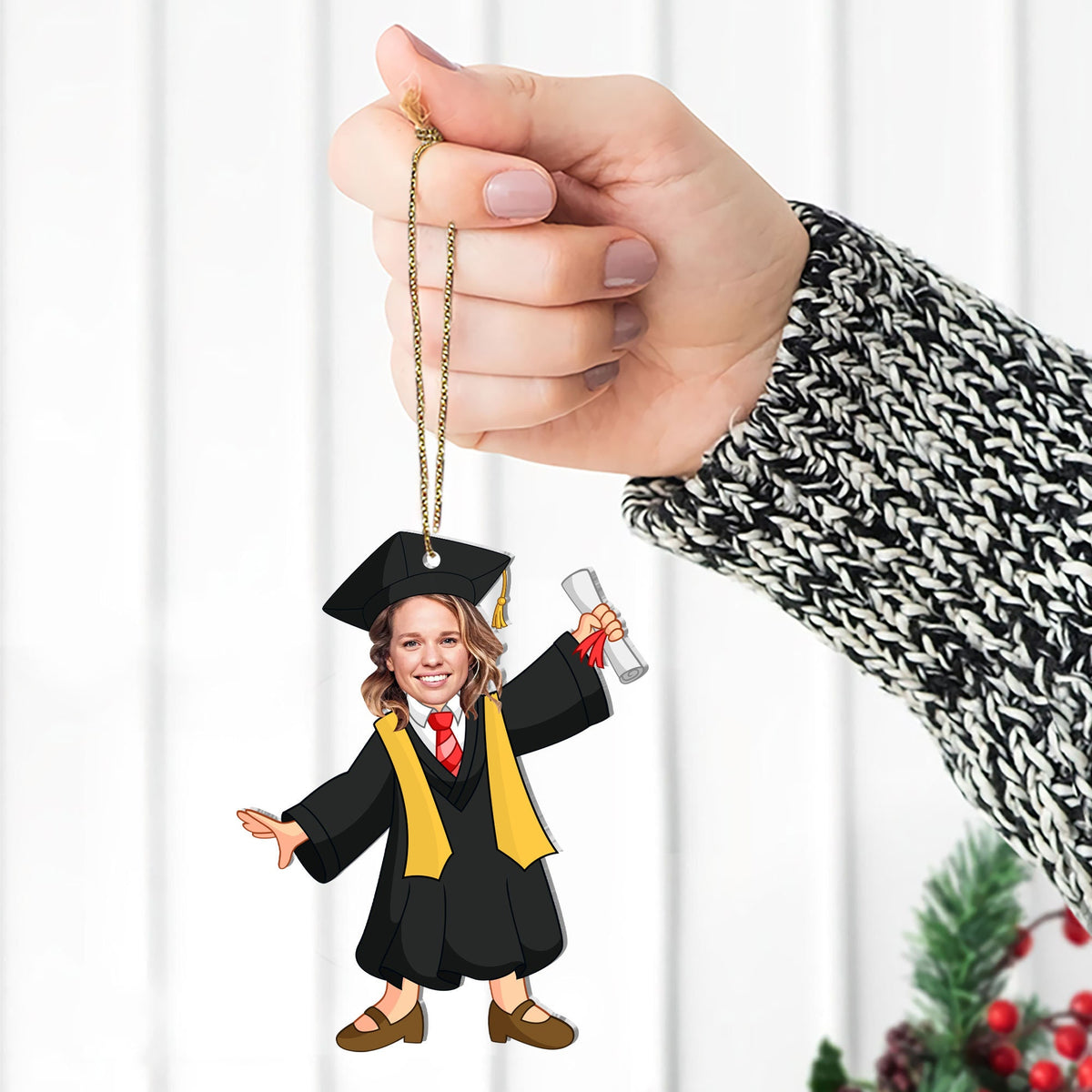 Personalized Graduation Photo Ornament, College Graduation Gifts, Class Of, High School Graduation Gift, Graduation Gifts For Her