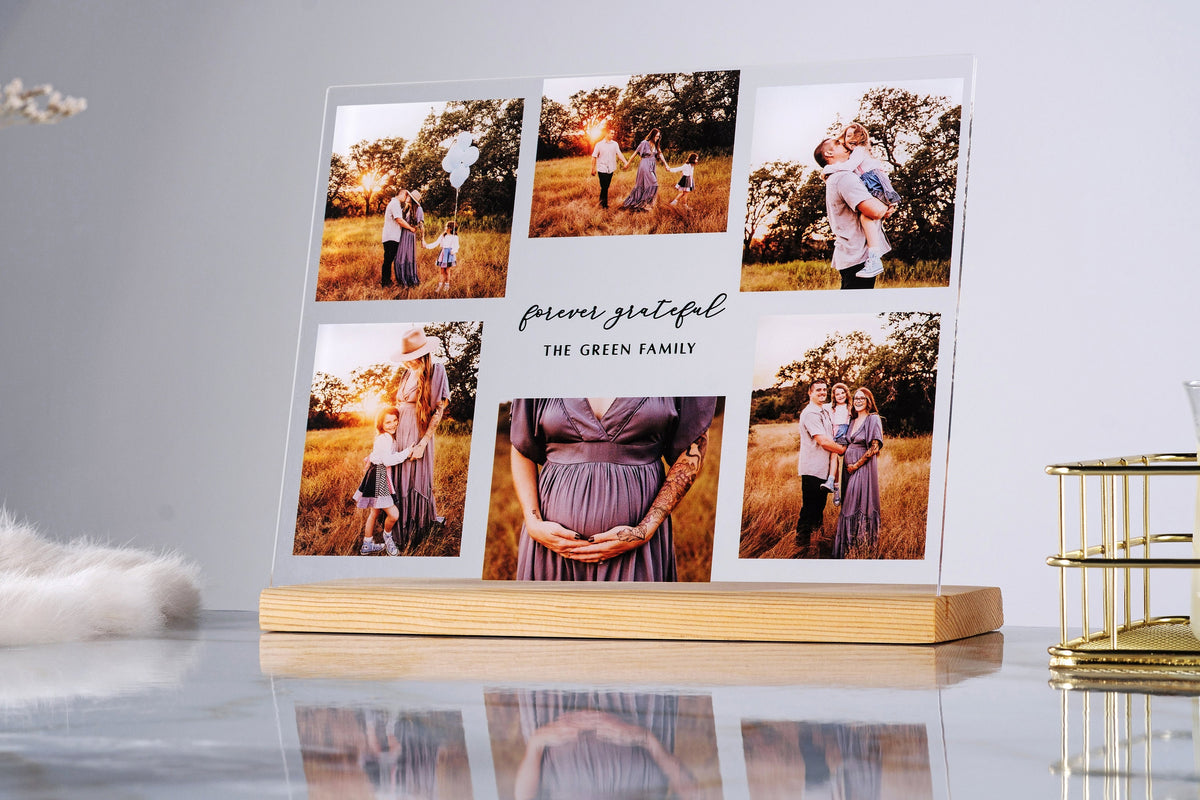 Custom Photo Gifts, Family Picture Frames, Personalized Gifts for Mom, Bedroom Decor, Engagement Gift Photo Collage, Friendship Gifts