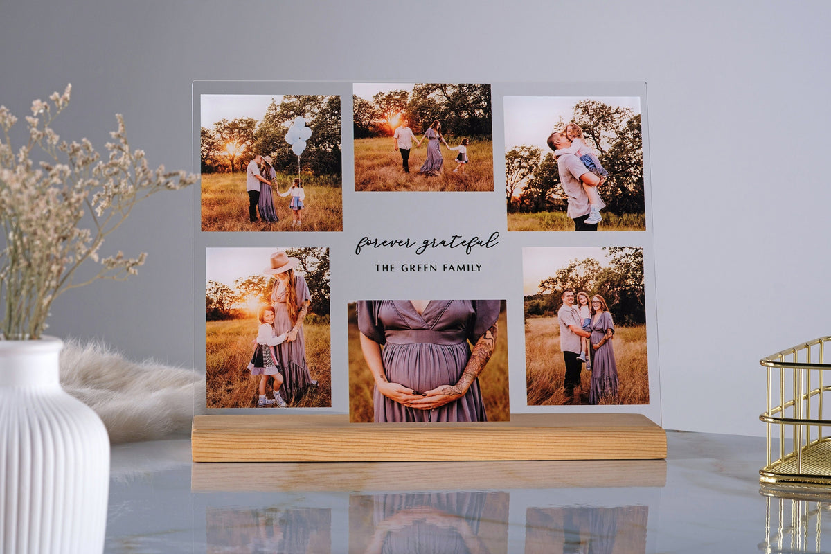 Custom Photo Gifts, Family Picture Frames, Personalized Gifts for Mom, Bedroom Decor, Engagement Gift Photo Collage, Friendship Gifts