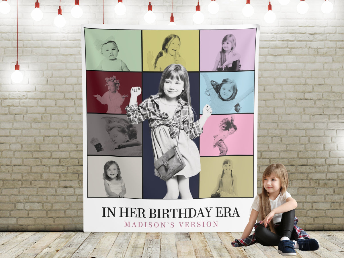 Eras Personalized Backdrop, In My Era Birthday Backdrop, Eras Banner, In my custom era wall decor, Custom Backdrop, PhotoBooth Backdrop