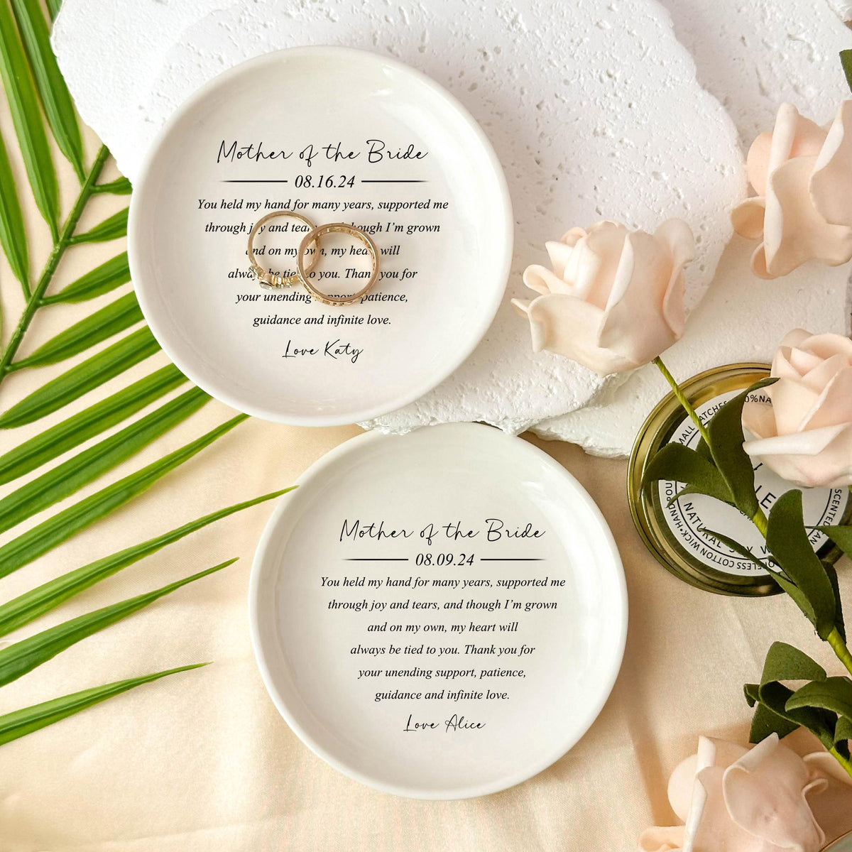 Bride Mom Gift for Mother of the Bride, Gift from Bride, Gift Form Daughter, Ring Dish Wedding Gift,To My Mother on My Wedding Day,Ring Dish