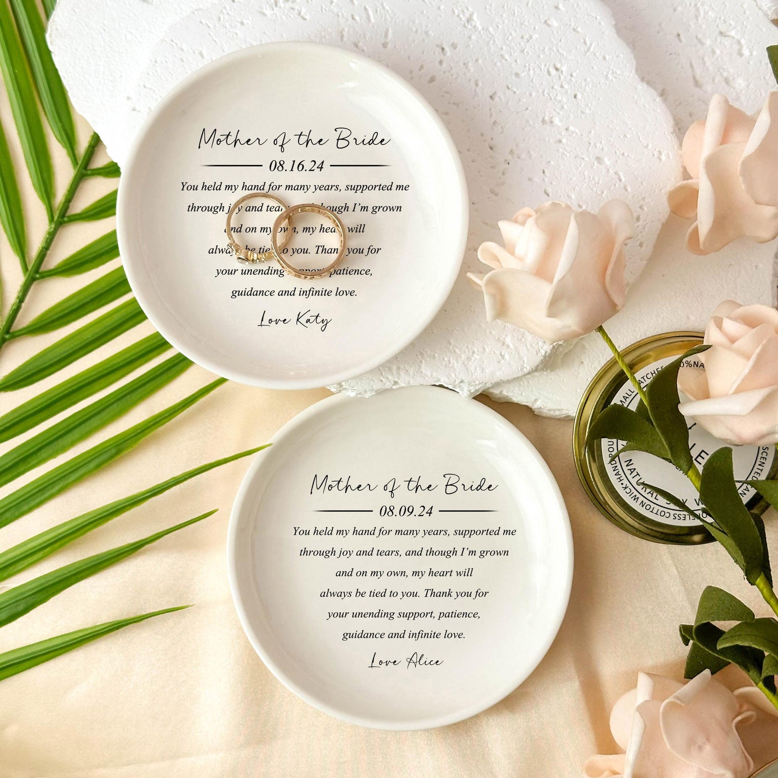 Bride Mom Gift for Mother of the Bride, Gift from Bride, Gift Form Daughter, Ring Dish Wedding Gift,To My Mother on My Wedding Day,Ring Dish