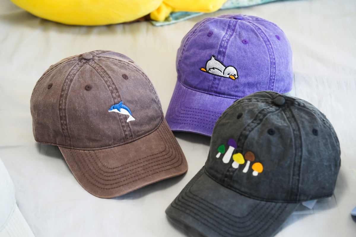 Sun Embroidery Hat, Casual Sunshine Baseball Hat, Delicate Fruit Hat Caps, Duck Daisy Caps, Bachelorette Gift