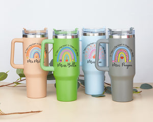 Teacher Appreciation Gift, Teacher Travel Mug, Personalized Teacher 40oz Tumbler, Teacher Gift, Back to School Gift, Thank You Gift Teacher