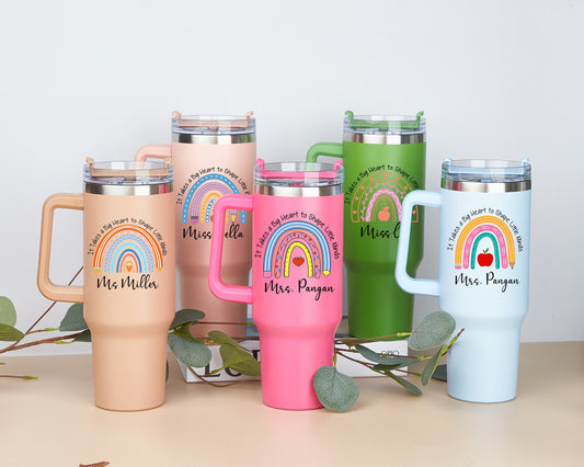 Teacher Appreciation Gift, Teacher Travel Mug, Personalized Teacher 40oz Tumbler, Teacher Gift, Back to School Gift, Thank You Gift Teacher
