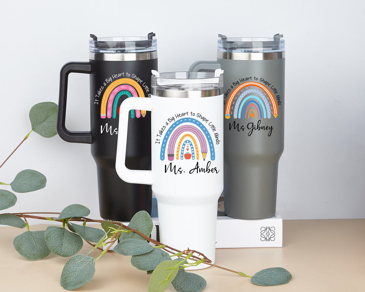 Teacher Appreciation Gift, Teacher Travel Mug, Personalized Teacher 40oz Tumbler, Teacher Gift, Back to School Gift, Thank You Gift Teacher