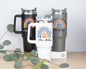 Teacher Appreciation Gift, Teacher Travel Mug, Personalized Teacher 40oz Tumbler, Teacher Gift, Back to School Gift, Thank You Gift Teacher