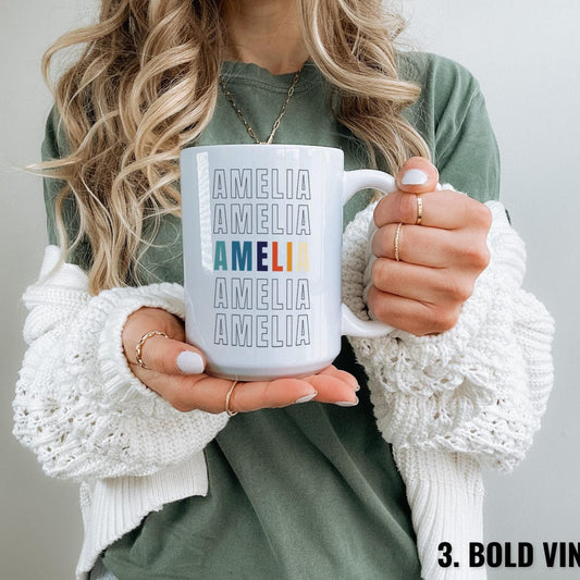 Name Mug, Personalized Mug, Custom Mug, Custom Name Mug, Custom Mug, Women Mug Customized Name Gift For Her Personalized Gift For Her