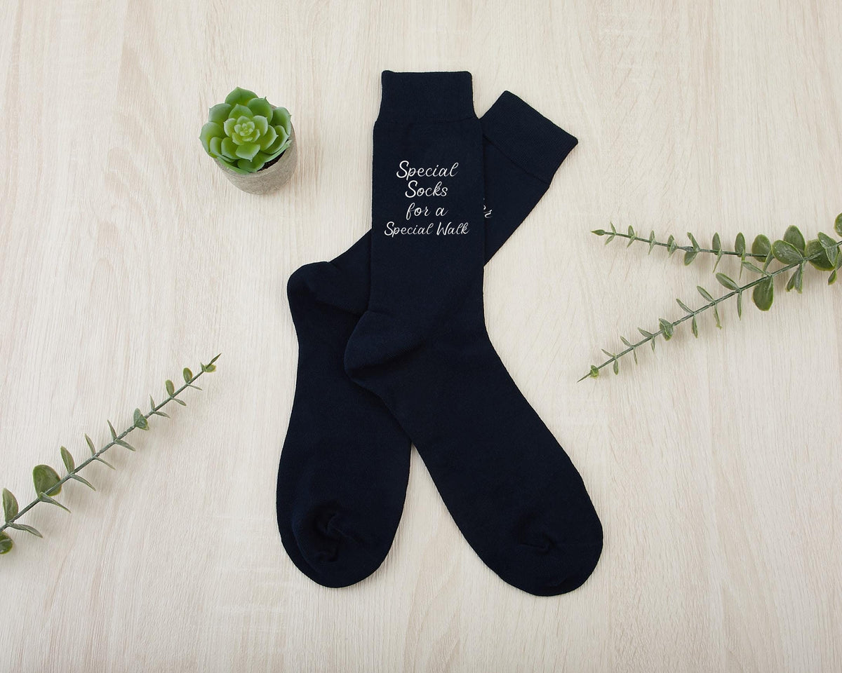Father of the Bride Socks, Special Socks for a Special Walk Socks, Wedding Party Socks, Father of the Bride Gift, Brides Father Gift
