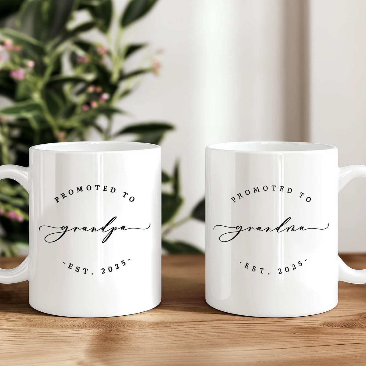 Pregnancy Announcement to Grandparents Mug, Promoted to Grandma Mug, Promoted to Grandpa Gift, Pregnancy Reveal to Grandparents