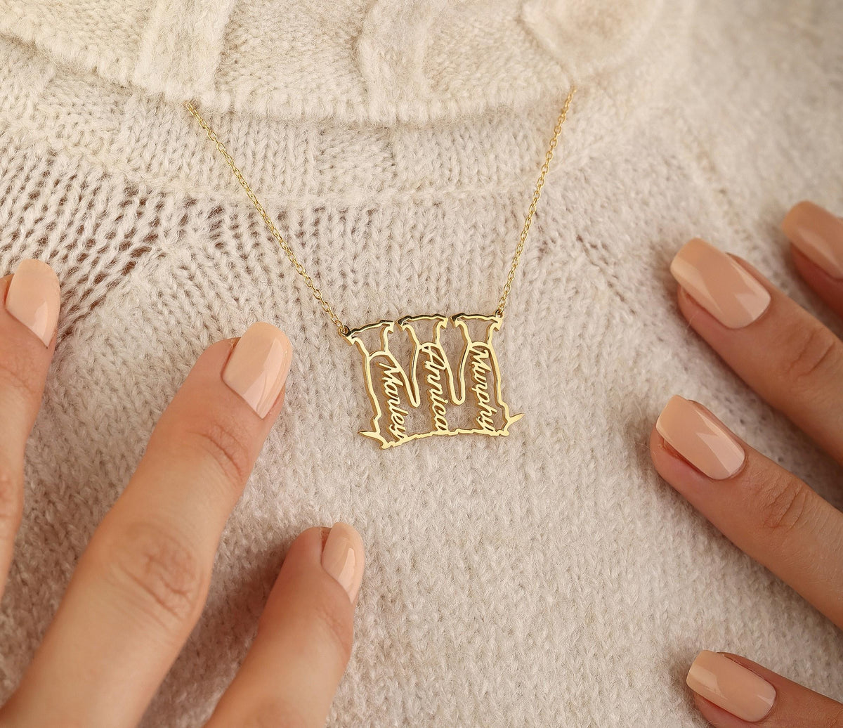 Personalized Dog Name Necklace, Dog Name Necklace, Personalized Dog Memorial Gift, Dog Silhouette Necklace, Custom Dog Letter Jewelry