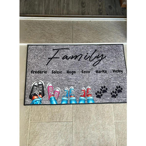 Personalized Family Gift | Personalized Gifts For Her | Gift For Women | Custom Door Mat | Gift For Mom Dad | Front Porch Decor | Door Mat