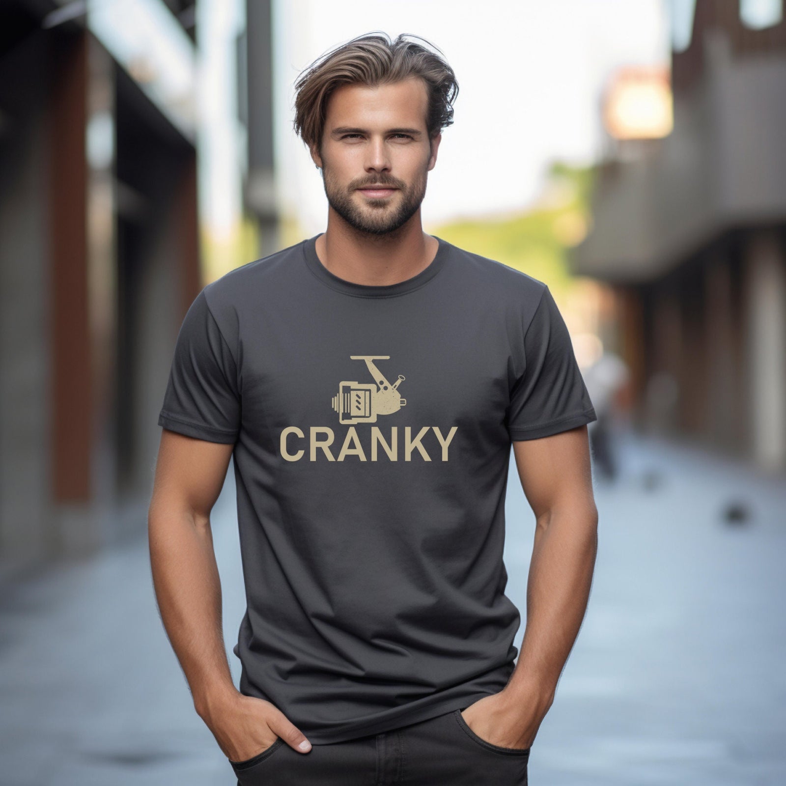 Cranky Shirt, Fishing Tshirt, Funny Fisherman Gift for Husband, Fish Lover Clothing, Funny Fishing Group Tshirt, Fishing Tee, Fisherman Gift