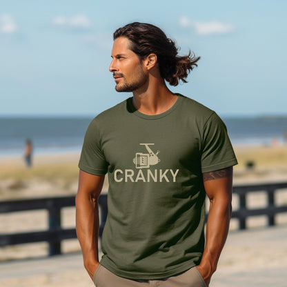 Cranky Shirt, Fishing Tshirt, Funny Fisherman Gift for Husband, Fish Lover Clothing, Funny Fishing Group Tshirt, Fishing Tee, Fisherman Gift