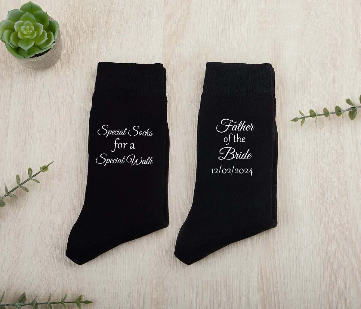 Father of the Bride Socks, Special Socks for a Special Walk Socks, Wedding Party Socks, Father of the Bride Gift, Brides Father Gift