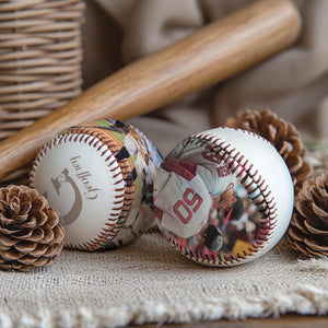 Custom photos and name baseball, Gift For Baseball Player, Personalized Team Balls, Gift from Coach