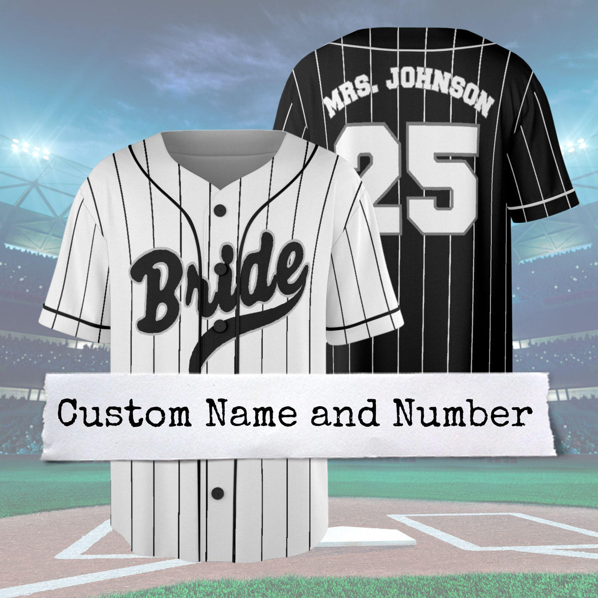 Bride and Groom Matching Baseball Jersey, Bride Groom Shirts Bride Baseball Jersey for Wedding, Honeymoon Matching Husband and Wife