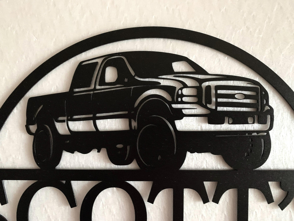 Personalized Metal Garage Sign Custom Name Plaque, Wall Art, Housewarming Gift, Est. Year, Man Cave, Dad s Gift, Mechanic Workshop Decor