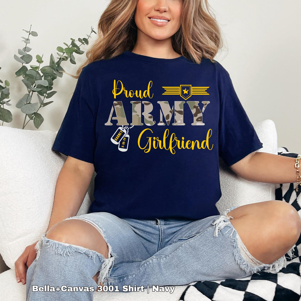 Custom Proud Army Family Shirts, Proud Army Family Shirts Personalized Military Family T-shirts Custom Army Family Tees, Army Graduation Tee