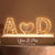 Personalized Couple Name Led Night Light, You And Me We Got This, Couple Home Decoration, Custom Letter Gift For Couple, Wedding Anniversary