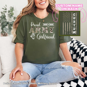 Custom Proud Army Family Shirts, Proud Army Family Shirts Personalized Military Family T-shirts Custom Army Family Tees, Army Graduation Tee