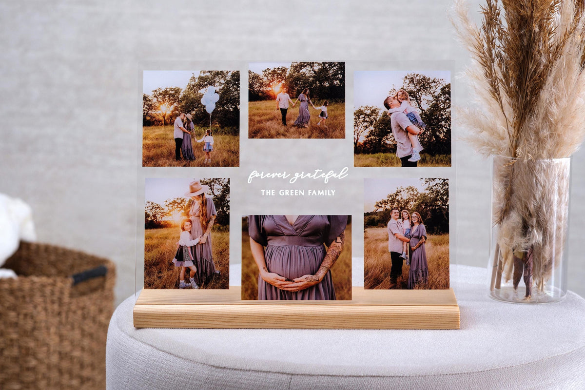 Custom Photo Gifts, Family Picture Frames, Personalized Gifts for Mom, Bedroom Decor, Engagement Gift Photo Collage, Friendship Gifts
