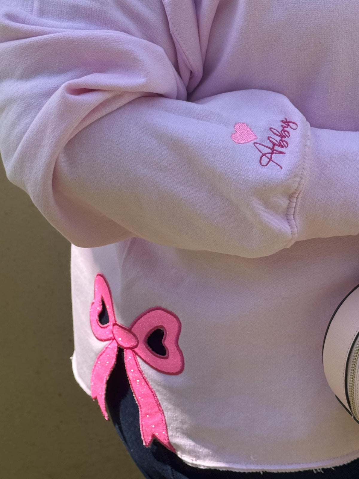 Side Bow Mama Sweatshirt, Coquette Side Bow Shirt, Personalized Gift, Embroidered Side bow Sweatshirt, Embroidered Coquette Side Bow Mama