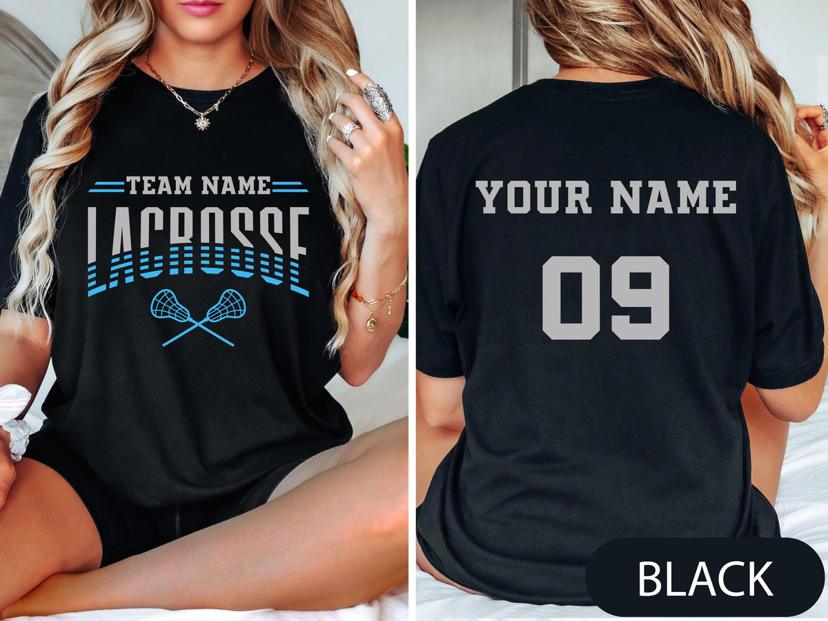 Custom Lacrosse Shirt, Personalized Lacrosse Shirt, Lacrosse Team Name Shirt, Lacrosse Shirt, Game Day Tee, Lacrosse Player Shirt, Lacrosse
