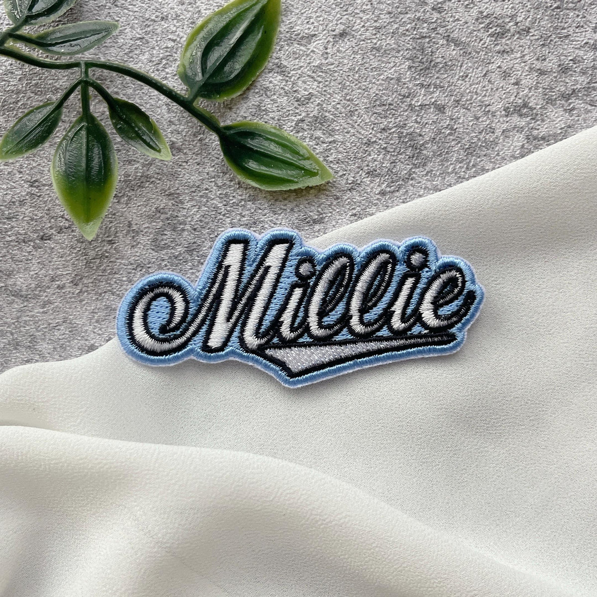 Embroidered Custom Name Patch, Bulk Iron on Name Patches, Personalised Sew On Embroidered Name Patches, Name Patches for Hats and Jackets