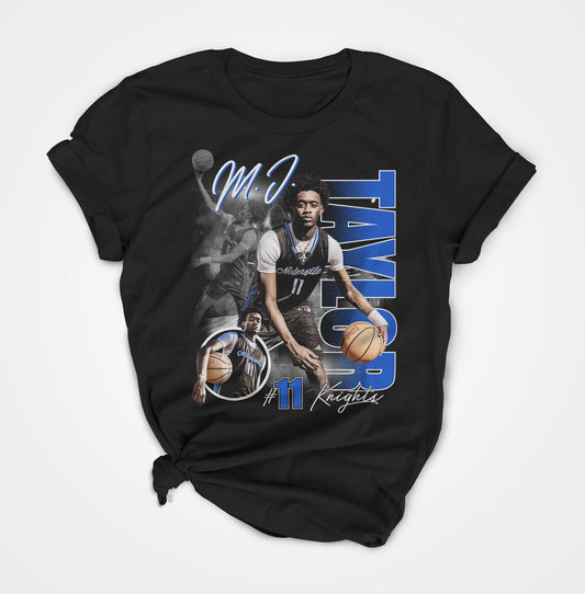 Custom Basketball T-shirt, Custom Player Shirt, Custom Football Shirt, Custom Baseball Shirt, Bootleg Player Shirt, Team Name, School Name