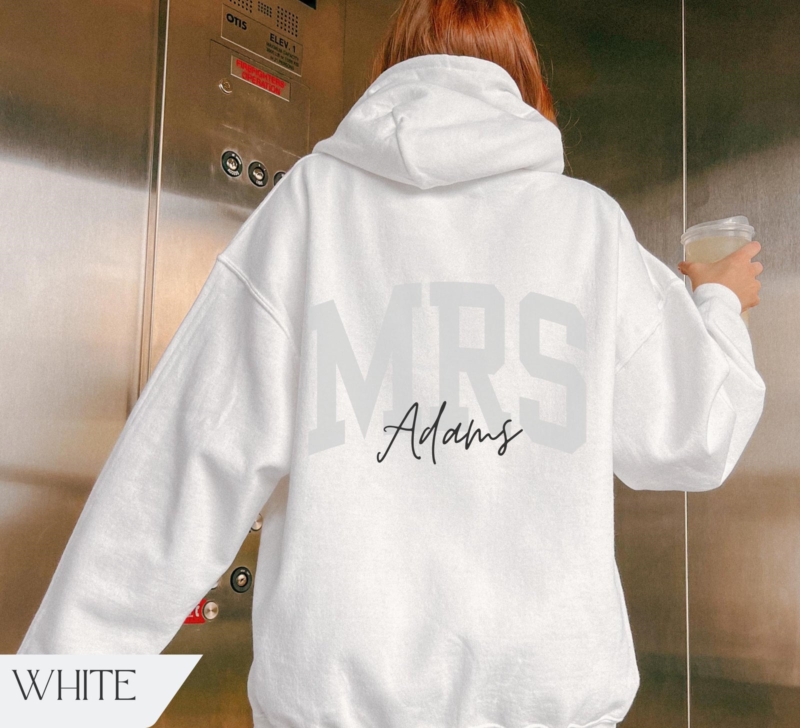 Custom Mrs Sweatshirt, Mrs Last Name Hoodie, Personalized Bride Gift, Future Wifey, Honeymoon Sweatshirt, Best Friend Wedding Egagement Gift