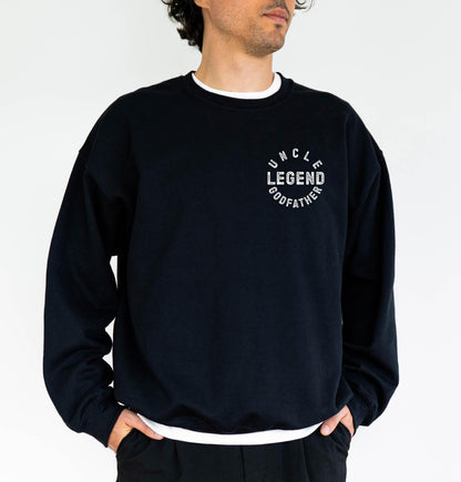 Uncle Godfather Legend Crewneck, Christmas Gift For Uncle, Godfather Uncle Hoodie, Uncle Godfather Gift, Godfather Proposal Gift
