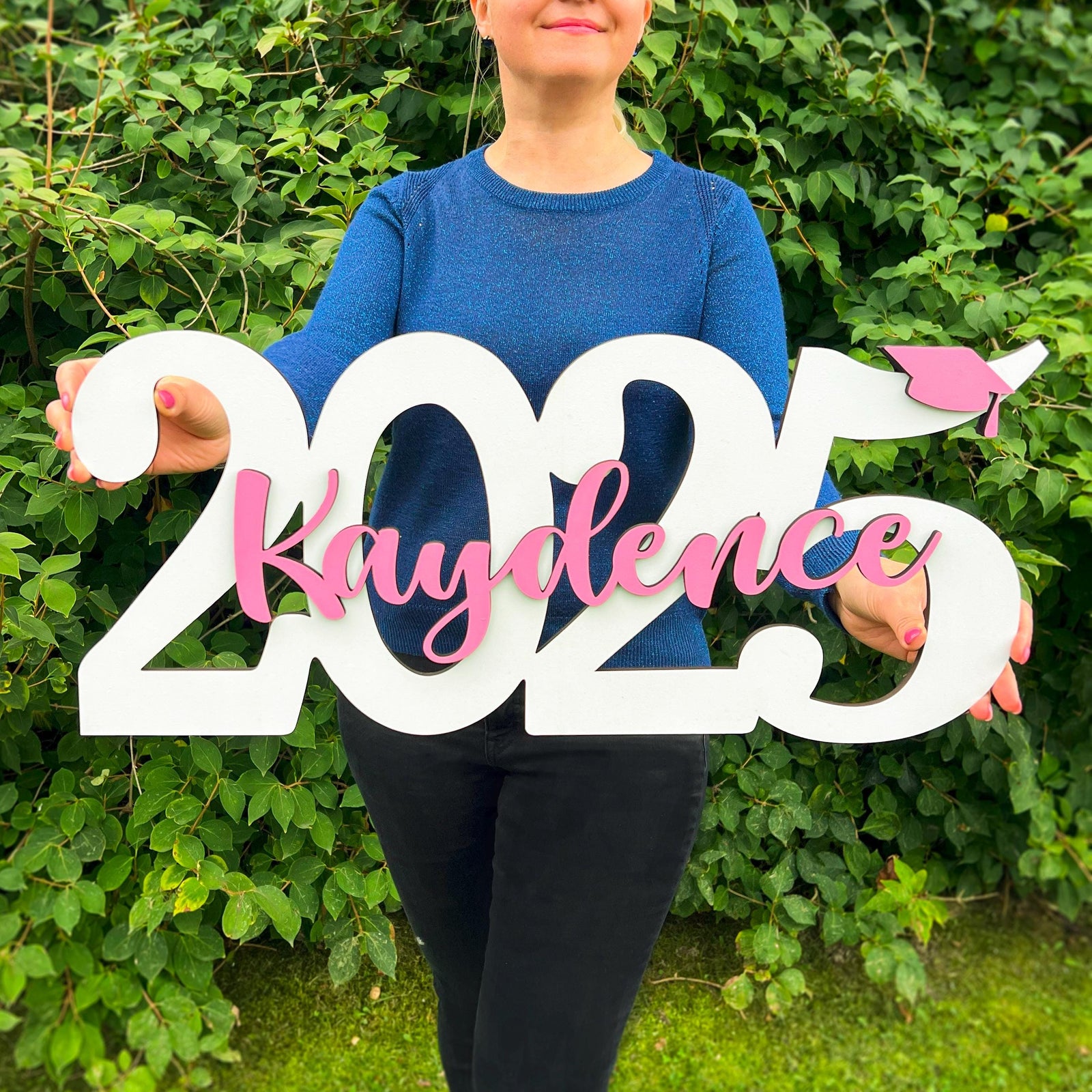 Graduation Gifts For Her Grad name sign 2025 2026 Graduation decorations Custom Kid Name Sign For Graduation Gift Grandson Graduation Kendel