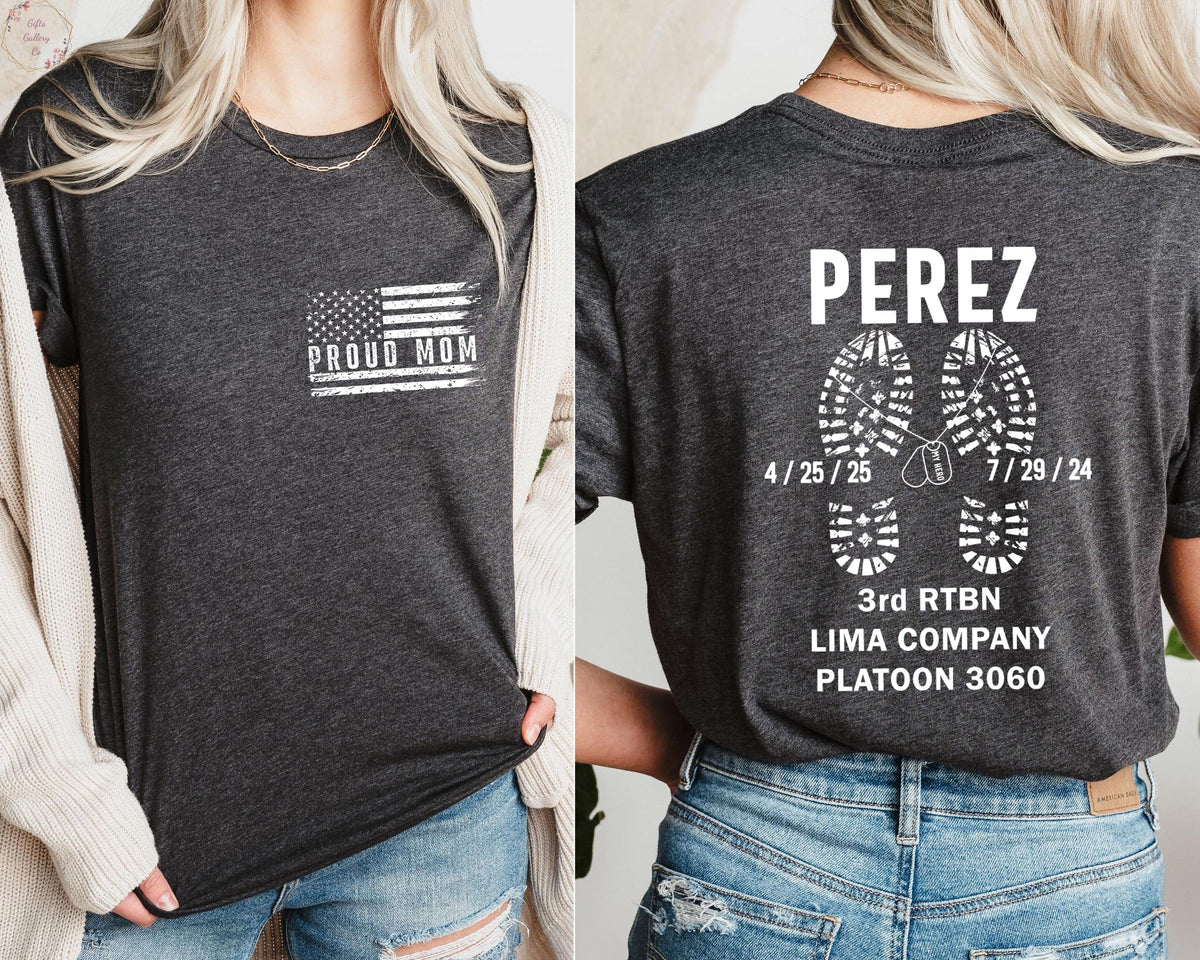 Personalized Military Marines Family Shirt, Military Graduation Shirts, Custom Bootcamp Graduation Shirts, Proud Air Force Family Shirts