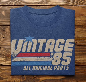 Retro 40th Birthday Gift for Men, Vintage 1985 T-Shirt, 40 Years Old Gift, Classic Eighties Tee, Birthday Present for Him, Dad, Husband
