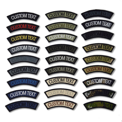 Arc Custom Name Tape Text Brand Morale Tactics Military Embroidery Patch, Tactical Moral Name Patch for Camouflage Uniform