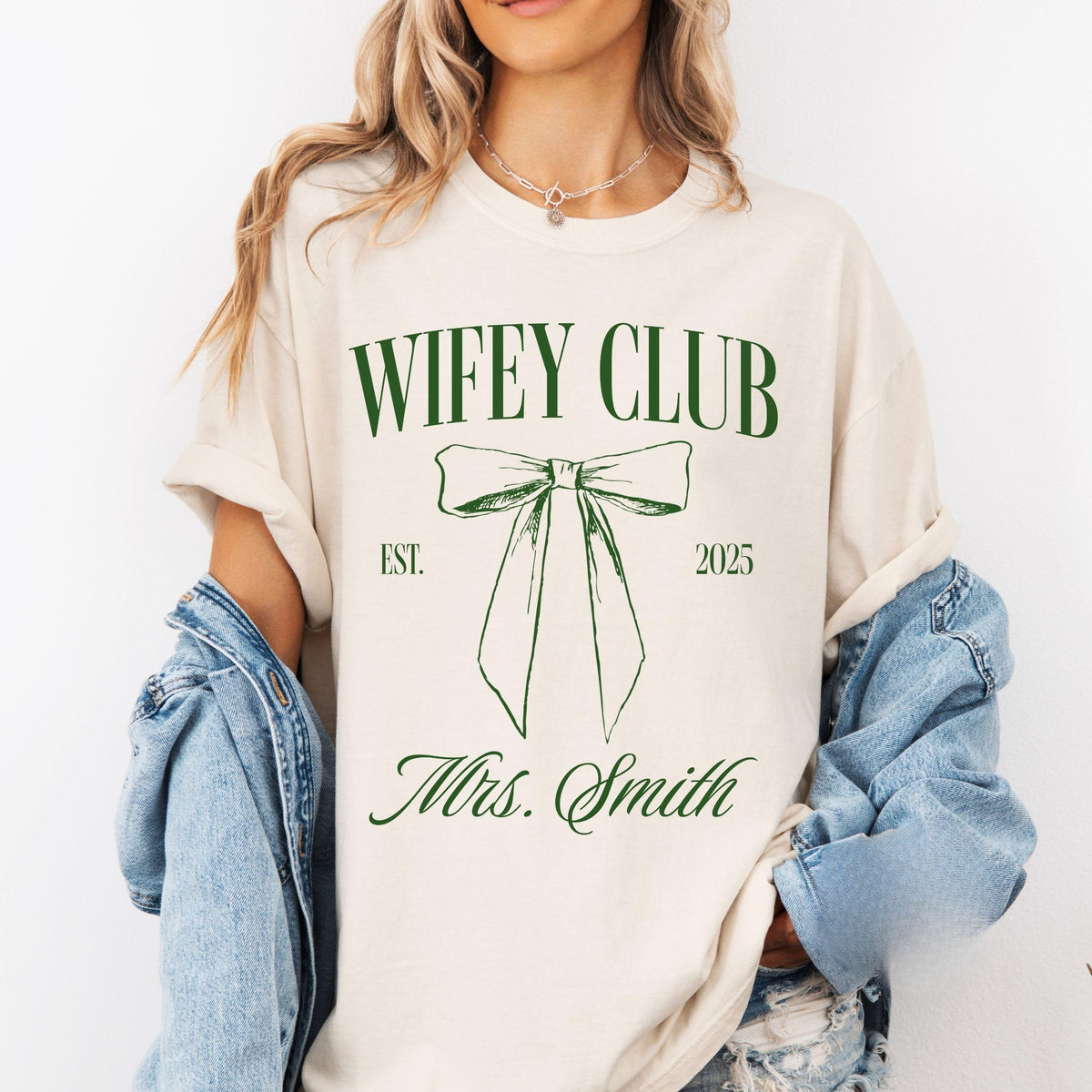 Custom Wifey Tshirt Comfort Colors, Fiance Shirt, New Wife Gift, Coquette Wifey Shirt, Engagement Gift, Engagement Announcement, Bride Shirt