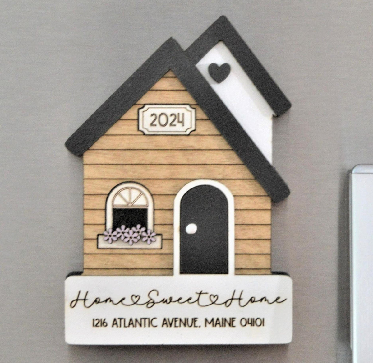 Custom NEW HOME Wooden sign 2025, Personalized Housewarming gift, Home Buyer Closing Gift, New Home 2025