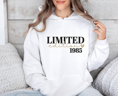 Limited Edition Hoodie, 1994 Birthday Hoodie, Custom Birthday Hoodie, 21st Birthday Top, 40th Birthday , 50th Bday Gift, Personalised Hoodie