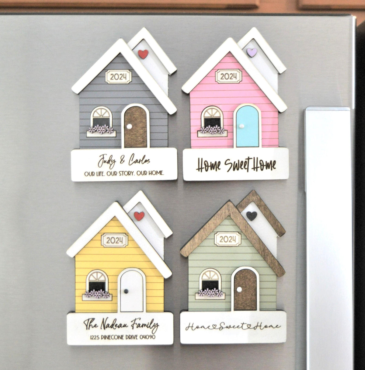 Custom NEW HOME Wooden sign 2025, Personalized Housewarming gift, Home Buyer Closing Gift, New Home 2025