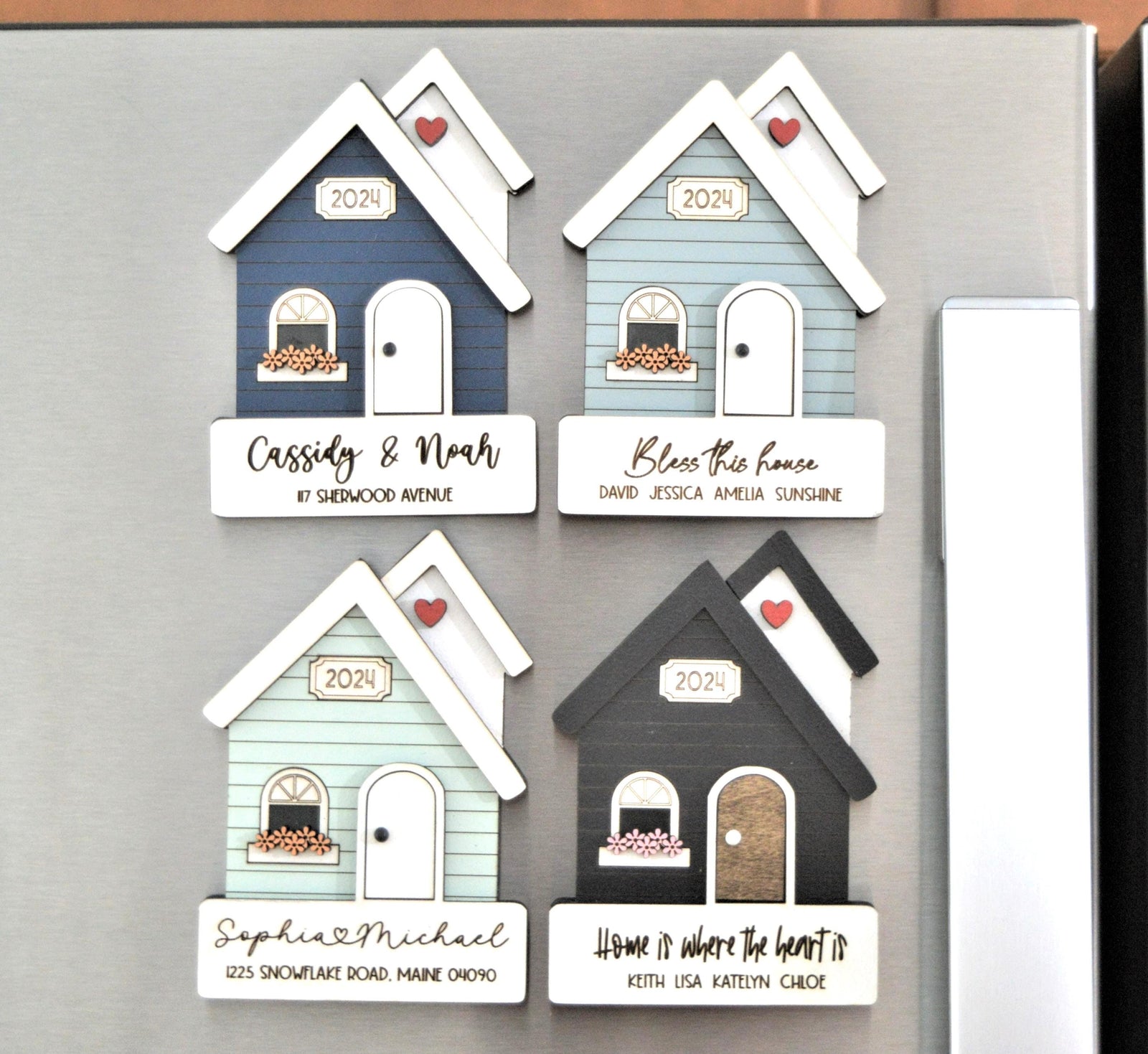 Custom NEW HOME Wooden sign 2025, Personalized Housewarming gift, Home Buyer Closing Gift, New Home 2025