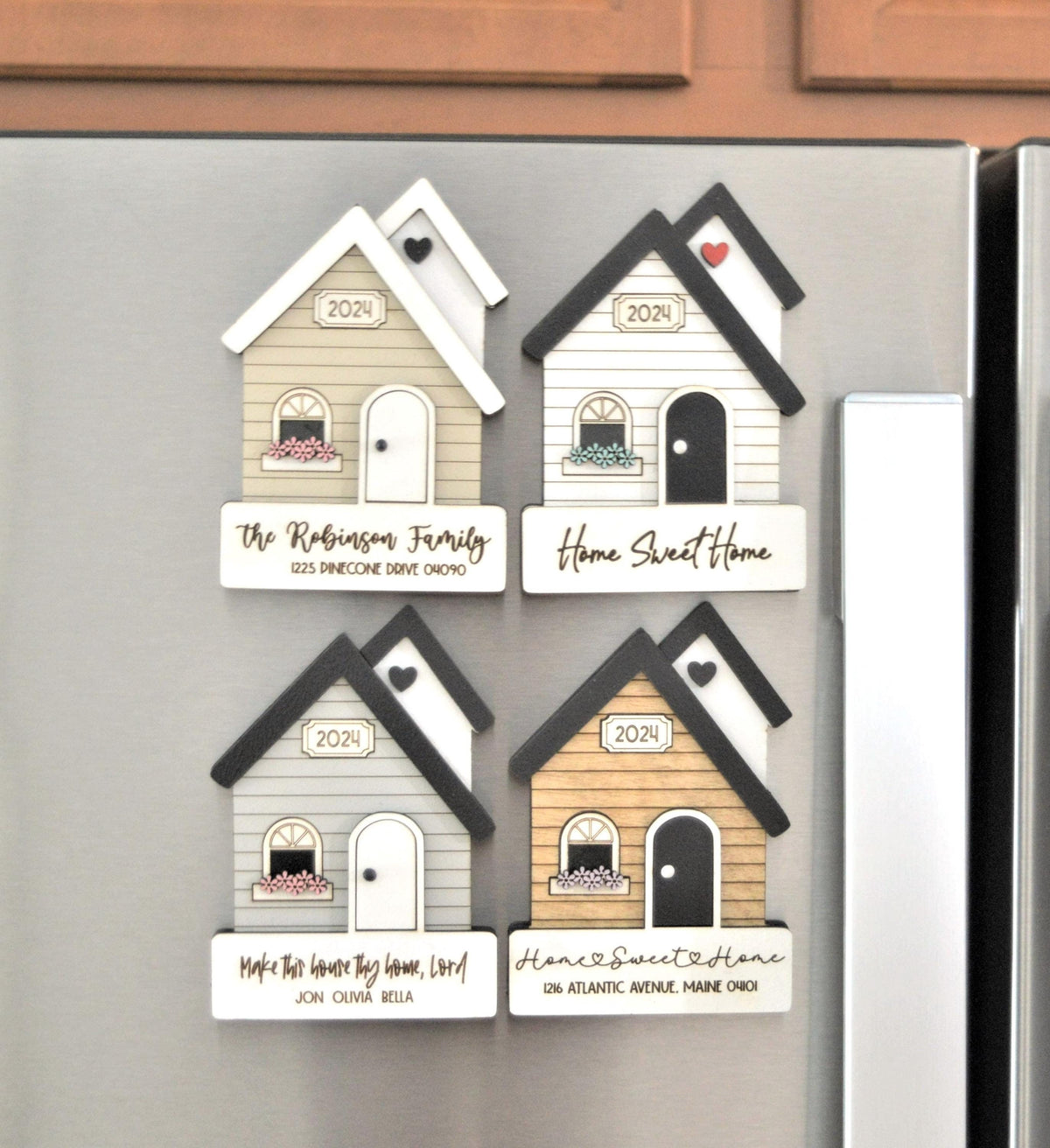 Custom NEW HOME Wooden sign 2025, Personalized Housewarming gift, Home Buyer Closing Gift, New Home 2025