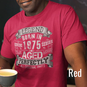 1975 Birthday Shirt, 50th Birthday Gifts for Men, 1975 Vintage Birthday TShirt, Man 50th Gift TShirt, 1975 Birthday shirts, 1975 Women Tee