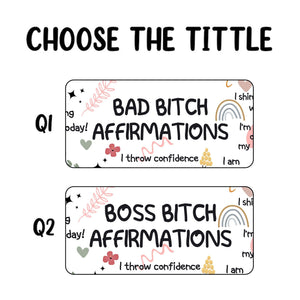 Bad B*Tch Affirmations Funny Mug For Coworkers, Friends, Self Gift, Daily Reminder Cup, Swear Mug, Swear Affirmation, Positive Vibes Mug