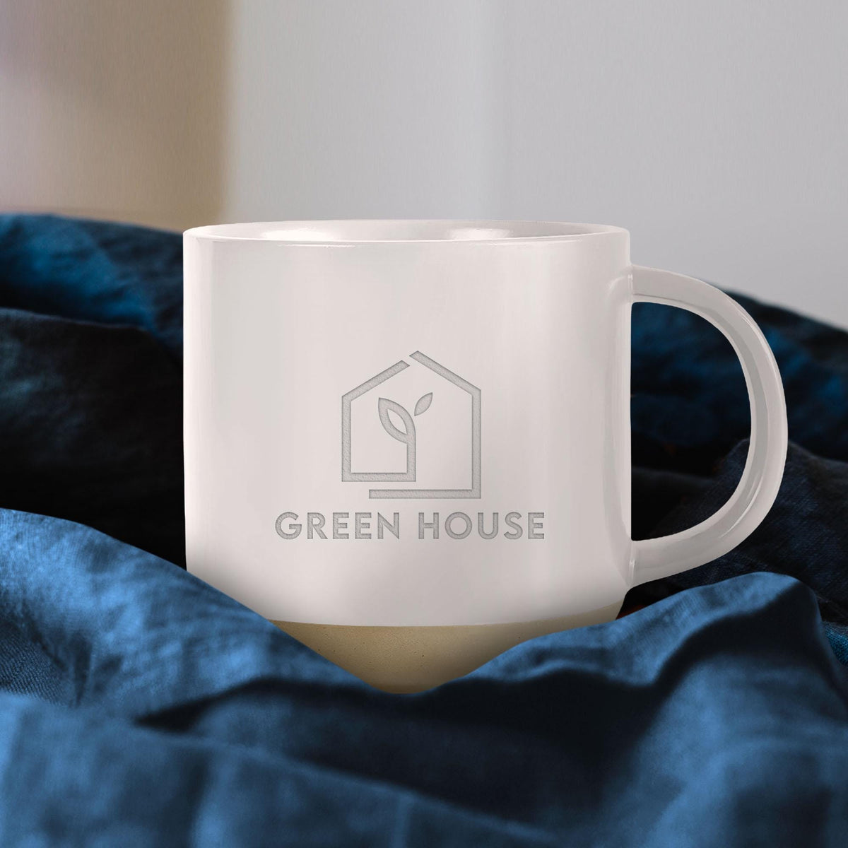 Custom Logo Coffee Mug Personalized Gift, Personalized Bussiness Mug, Company Pottery Mug, Engraved Logo Mug, Employee Appreciation Gifts