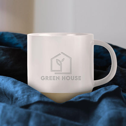 Custom Logo Coffee Mug Personalized Gift, Personalized Bussiness Mug, Company Pottery Mug, Engraved Logo Mug, Employee Appreciation Gifts