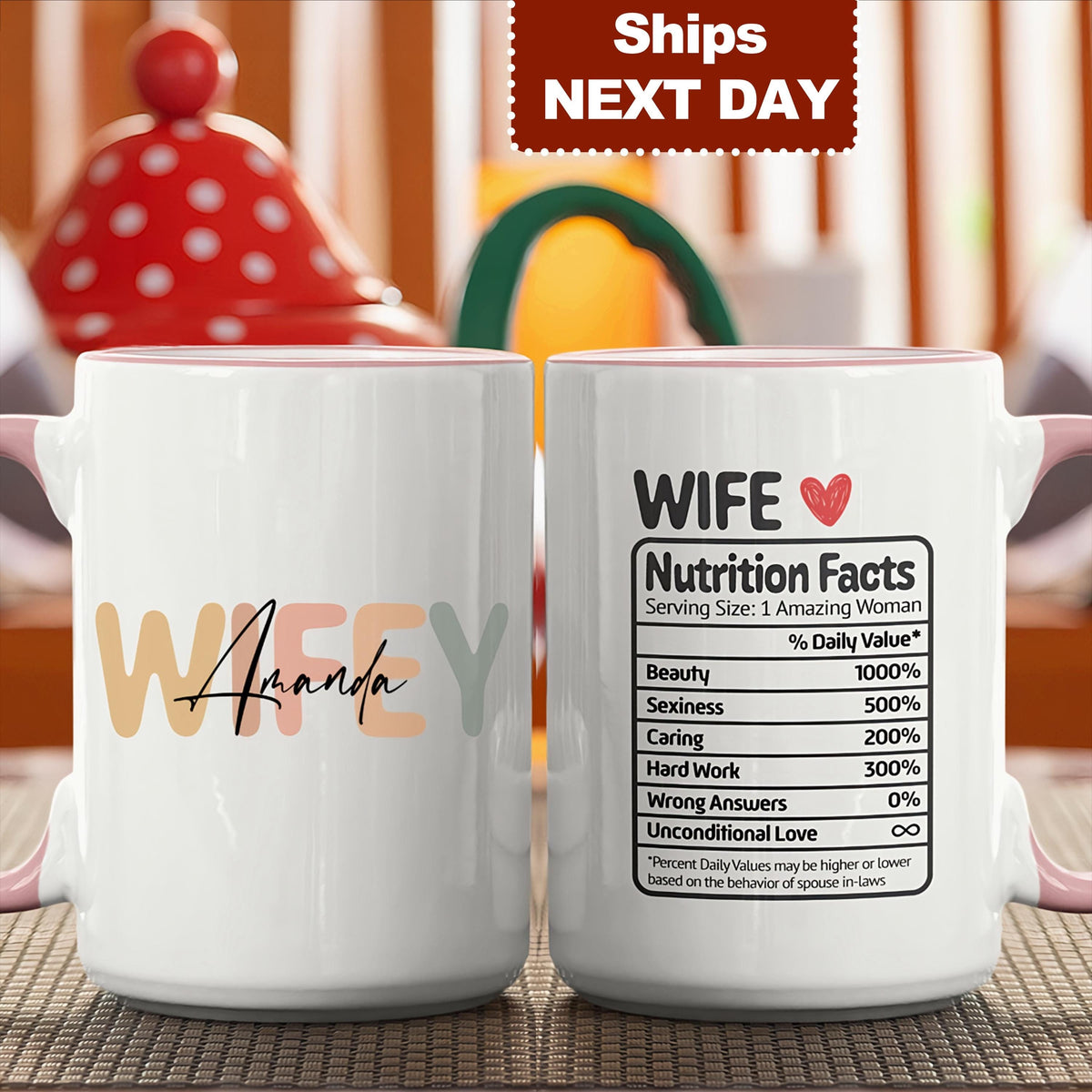 Birthday gift for wife, gifts for wife, Custom Wife Mug, gift for wife, valentines gifts for wife, anniversary gifts, gift for her